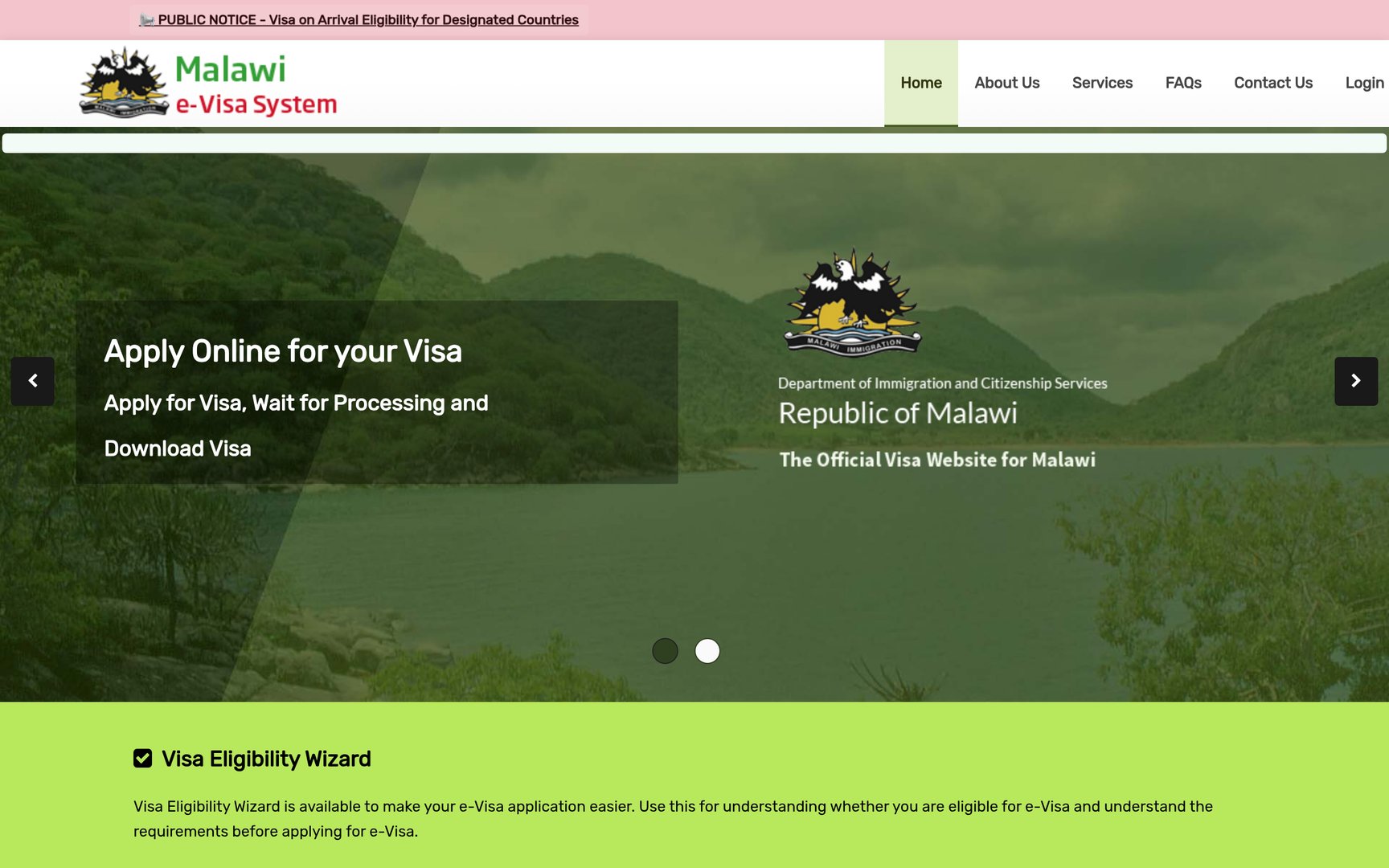 Official Application Site